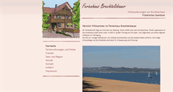 Desktop Screenshot of ferienhaus-brechtelsbauer.de