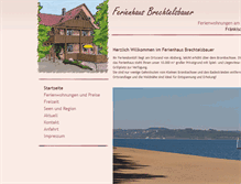 Tablet Screenshot of ferienhaus-brechtelsbauer.de